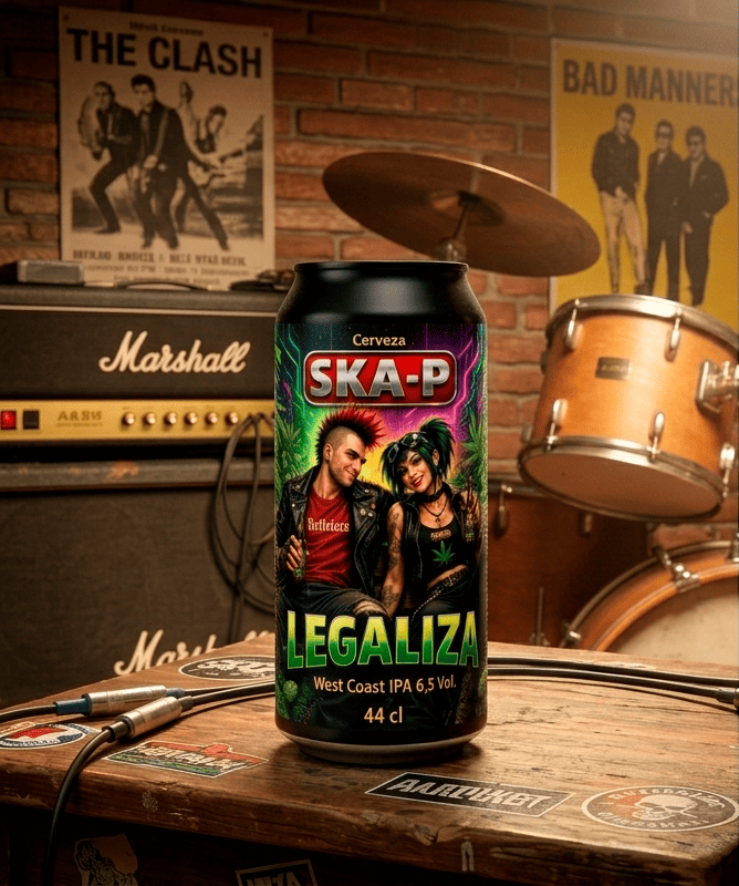Cerveza Legaliza Lata 44 cl