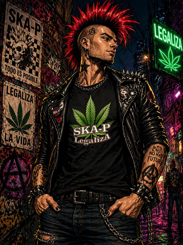 Camiseta ska-p Legaliza